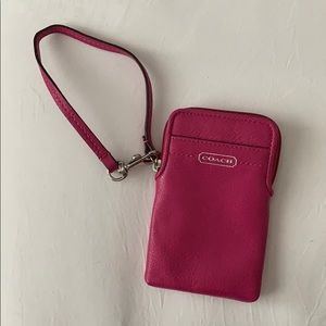 Coach Camera Case Wristlet